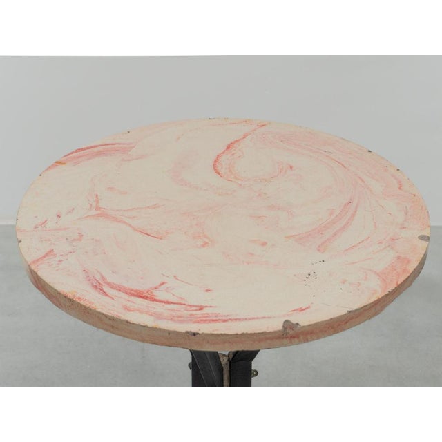 Round Outdoor Terrace Stone Top Table, France, 1930s For Sale - Image 17 of 18