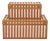 Kora Terracotta Cotton Jute Jewelry Box Set For Sale In Los Angeles - Image 6 of 6