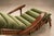 Brazilian Modern Chaise Lounge in Caviúna and Moss-Olive Velvet by Pierre Weckx, 1950s For Sale - Image 15 of 18