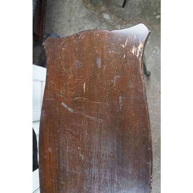 18th Century Style French Country Oak Sofa Console Hall Table W/ Drawer For Sale - Image 12 of 13