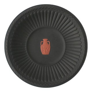 Wedgwood Black Basalt Jewelry Dish Terracotta Amphora Neoclassical Style English For Sale