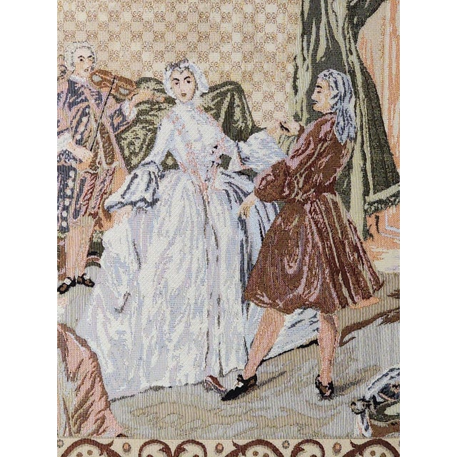 Early to mid 20th century framed Italian tapestry, mounted on foamboard inside gilt frame, in excellent condition. Later...