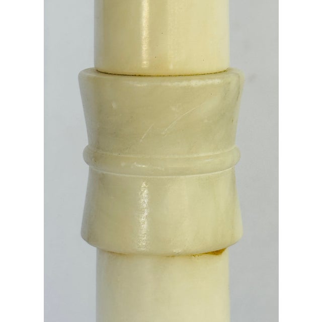 Alabaster 1950’s Italian Alabaster Stand For Sale - Image 8 of 16