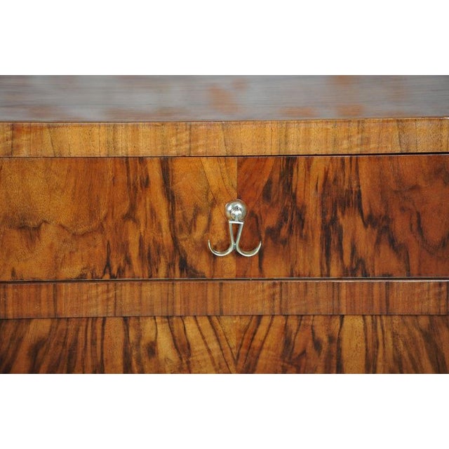 Art Deco Writing Desk in Mahogany and Walnut, 1920s For Sale - Image 6 of 18