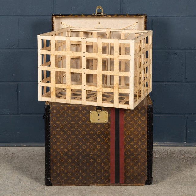 Vintage Hat Trunk in Monogram Canvas from Louis Vuitton, France, 1930 For Sale - Image 12 of 18