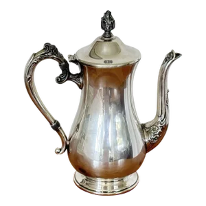 Vintage Silver Plate Ornate Coffee Pot
