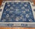 Blue Early 20th Century Large Chinese Square Rug - 11' x 11'1" For Sale In New York - Image 6 of 6