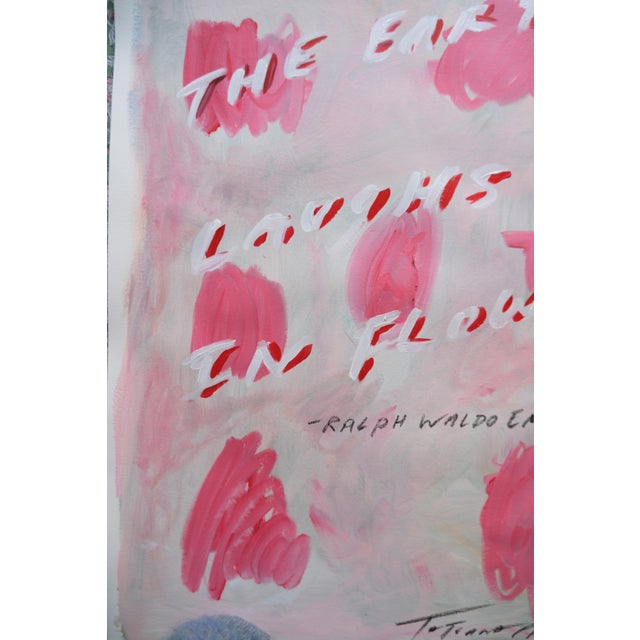 Contemporary The World Laughs in Flowers by Tatiana Alida - Limited Edition A2 Print For Sale - Image 3 of 4