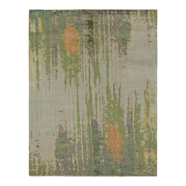 Rug & Kilim’s Contemporary Abstract Rug With Polychromatic Patterns For Sale