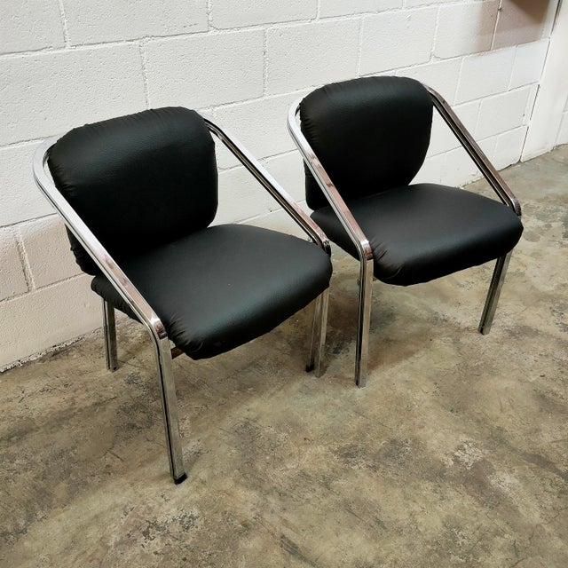 Vintage Leather Armchair from Girgi, Italy, 1970 For Sale - Image 9 of 10