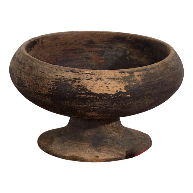Antique Tibetan Wooden Bowl For Sale