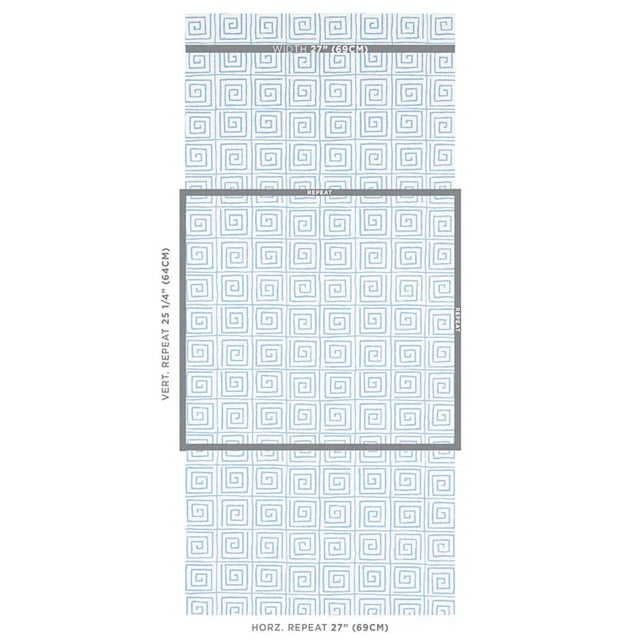 Part of the Cristina Buckley collection, Trousdale is an appealing Greek key pattern with a fabulous, painterly twist....