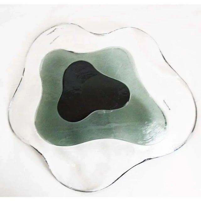 Large Murano Glass by AV Mazzega - Art - Year: 1980 by AV Mazzega Dimensions: 40 x 37 cm Condition: Excellent