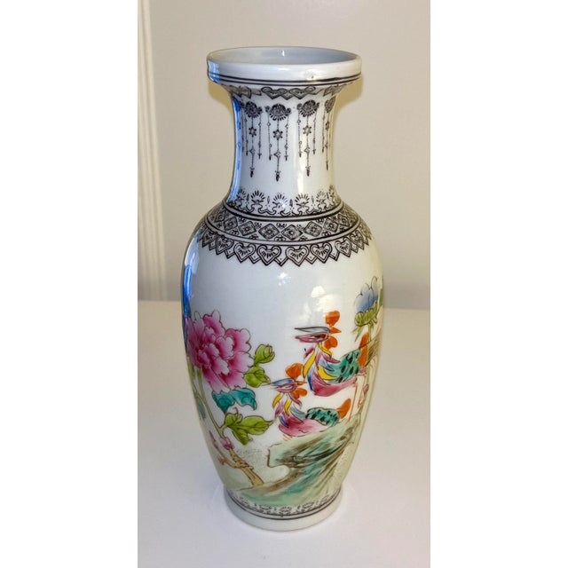 Late 20th Century Mid-Century Chinoiserie Vase For Sale - Image 5 of 11