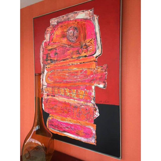 Late 20th Century Abstract Oil on Canvas, Painting by Antonio Ferri, Spain For Sale - Image 5 of 12