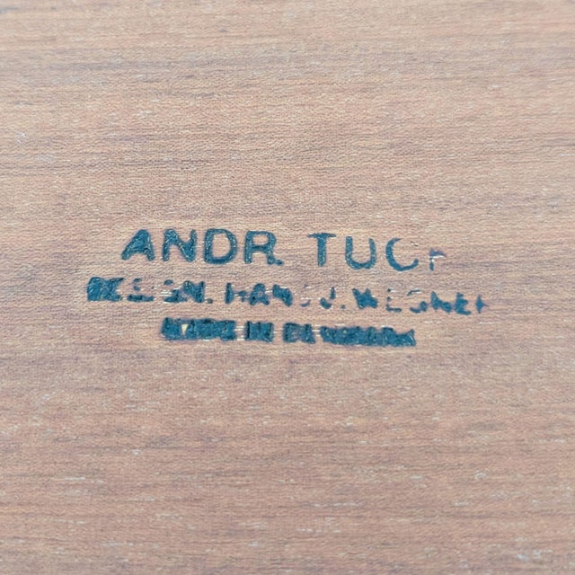 Wood Vintage Coffee Table in Teak by Hans J. Wegner for Andreas Tuck For Sale - Image 7 of 8