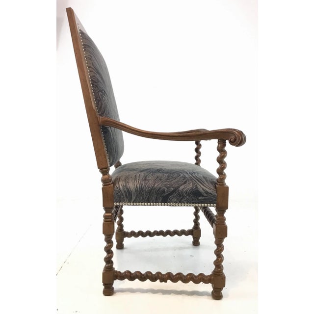 Currey & Company Currey & Co. Transitional Madrid Chairs Pair For Sale - Image 4 of 7