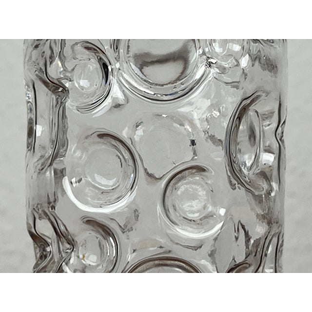Mid-Century Modern Space Age Bubble Glass Vase by Wilhelm Braun-Feldweg for Hirschberg, Germany, 1960s For Sale - Image 12 of 16