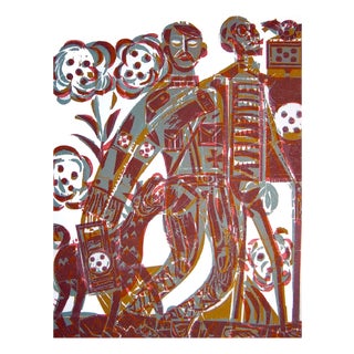 Hap Grieshaber, The Blind, 1966, Paper For Sale