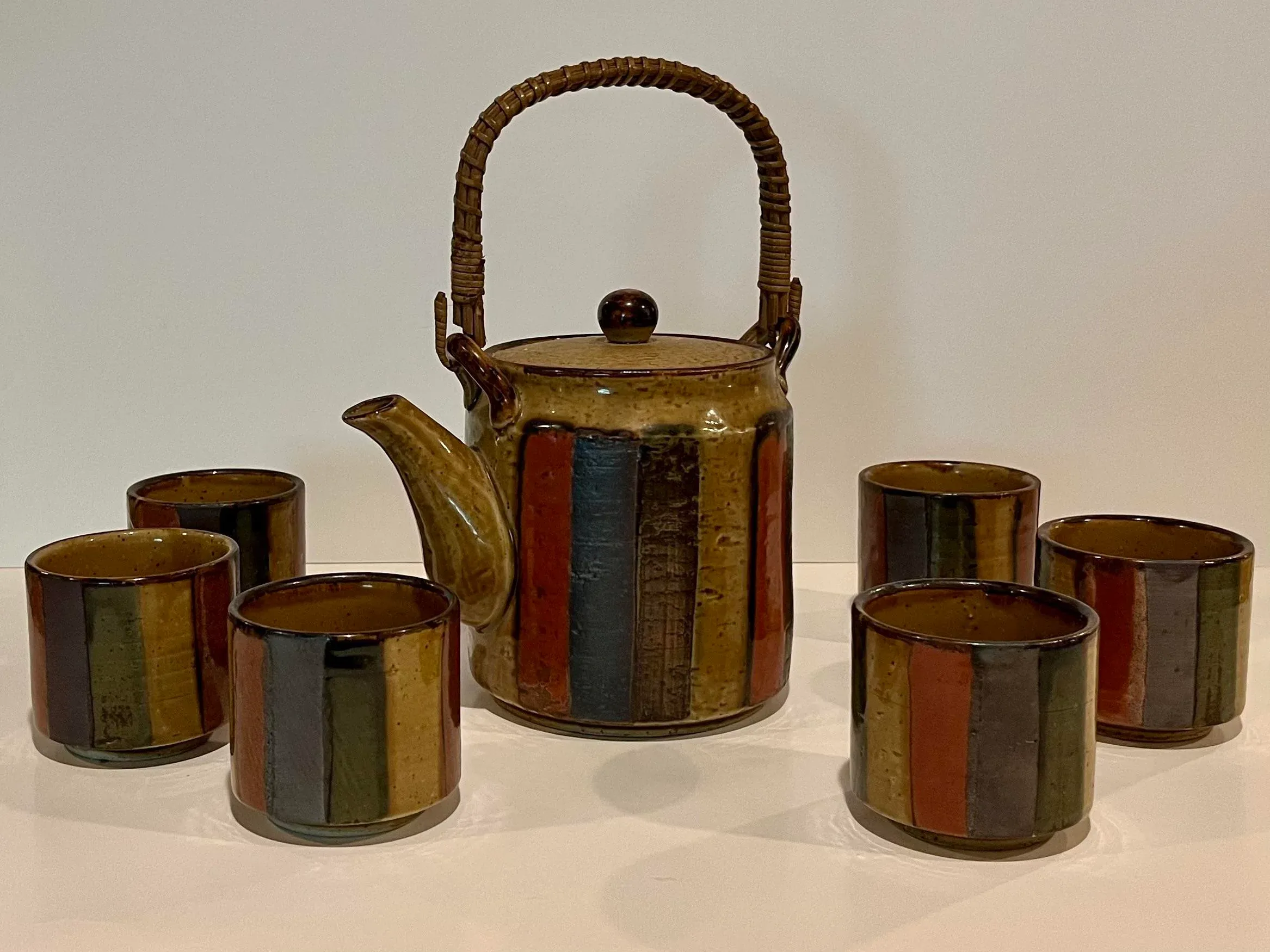 Vintage Japanese Otagiri Ceramic Tea Set- 7 Pieces | Chairish