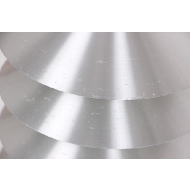 Tip Top Pendant Lamp in Aluminum by Jørgen Gammelgaard, 1980s For Sale - Image 3 of 5