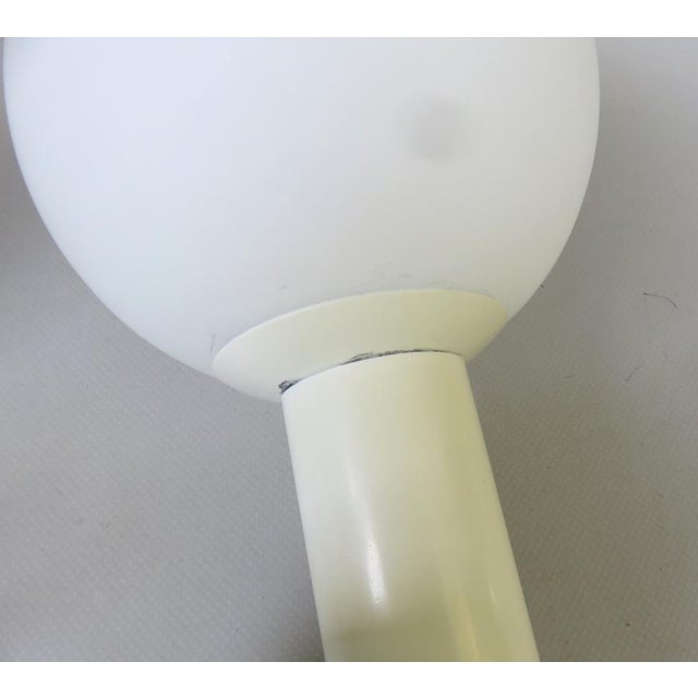 Small Space Age Table Lights in White, 1970s, Set of 2 For Sale - Image 17 of 18