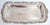 Victorian 1950s International Silver Co. Silverplate Rectangle Embossed Bread Platter Serving Tray For Sale - Image 3 of 16