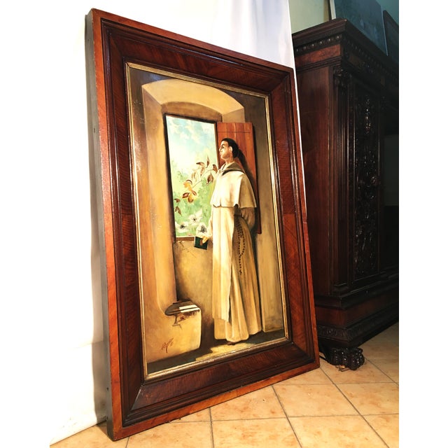 Religious Scene, 1931, Oil Painting on Board, Framed For Sale - Image 13 of 18
