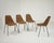 Black Vintage Basket Wicker Chairs by Legler for Bonacina Italia, 1950s, Set of 4 For Sale - Image 8 of 13
