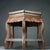 Vintage Chinese Huali Rosewood Hexagonal Stool | Mother-of-Pearl Inlaid Bird & Flower Motif For Sale In Los Angeles - Image 6 of 9