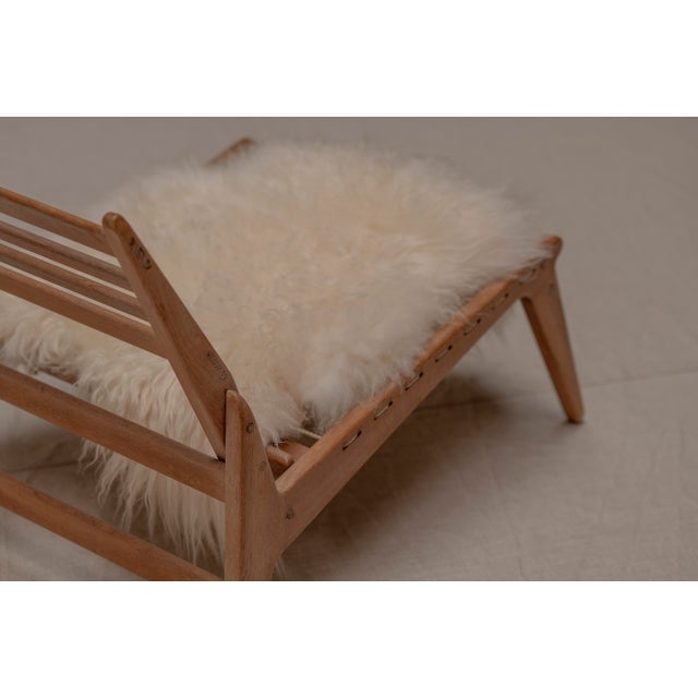 Vintage Hunting Lounge Chair from VEB Deutsche Werkstätten Hellerau, 1950s For Sale - Image 3 of 16