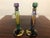 Blown Glass Candlestick Holders Signed by David Garcia For Sale - Image 11 of 12