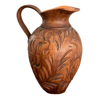 Wood Imitation Ceramic Pitcher For Sale