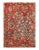 Antique Persian Sarouk rug with Art Nouveau style features an impressive all-over floral design rendered in a rich color...