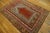 1860s Red Medallion Antique Turkish Village Kirshehir Prayer Rug 3'8" X 5'3" Handknotted Wool Carpet For Sale - Image 4 of 7