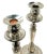 1980s Vintage Neo-Classical Silver Plate Candlesticks - A Pair For Sale - Image 5 of 8