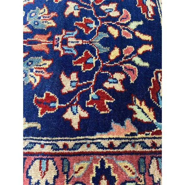 Handwoven Persian Sarouk Style Area Rug 1’4″ X 2’0″ For Sale - Image 9 of 11