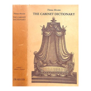 "Thomas Sheraton Cabinet Dictionary: Volume I Abacus - Drawer" 1970 Sheraton, Thomas For Sale