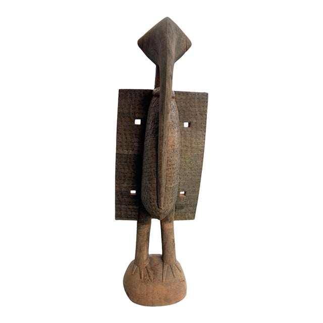 Antique Wooden Senufo Bird Statue For Sale