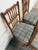 Vintage Colonial Style Spindle Back Upholstered Dining Chairs - Set of 4 For Sale - Image 11 of 13
