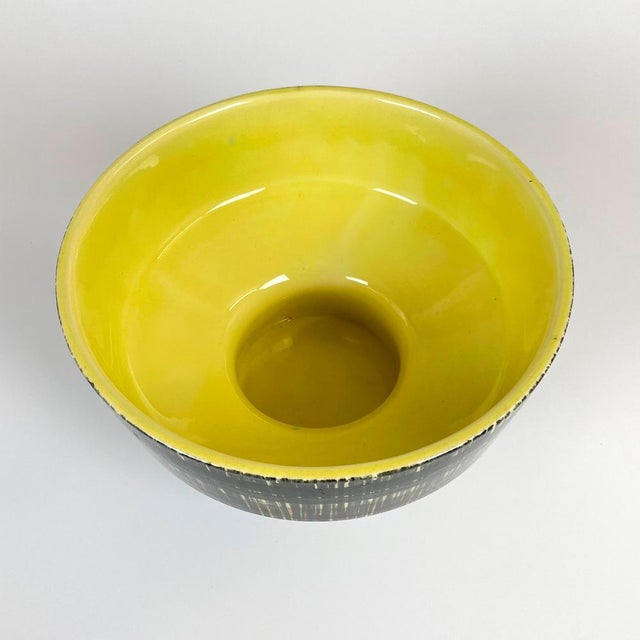Large Stooted Ceramic Bowl in Saint-Clément, 1950s For Sale - Image 4 of 5