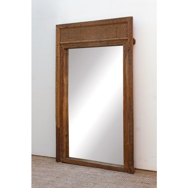 19th Century 20th Century Oxidized Doorway Floor Mirror For Sale - Image 5 of 9