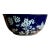 Williams Sonoma Blue & White Chinoiserie Cherry Blossom Porcelain Bowl Centerpiece For Sale