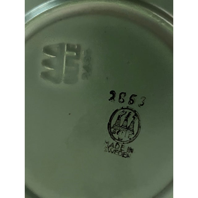 Arthur Percy Designed Swedish Plate Set by Gelfe, C. 1940's For Sale - Image 11 of 12