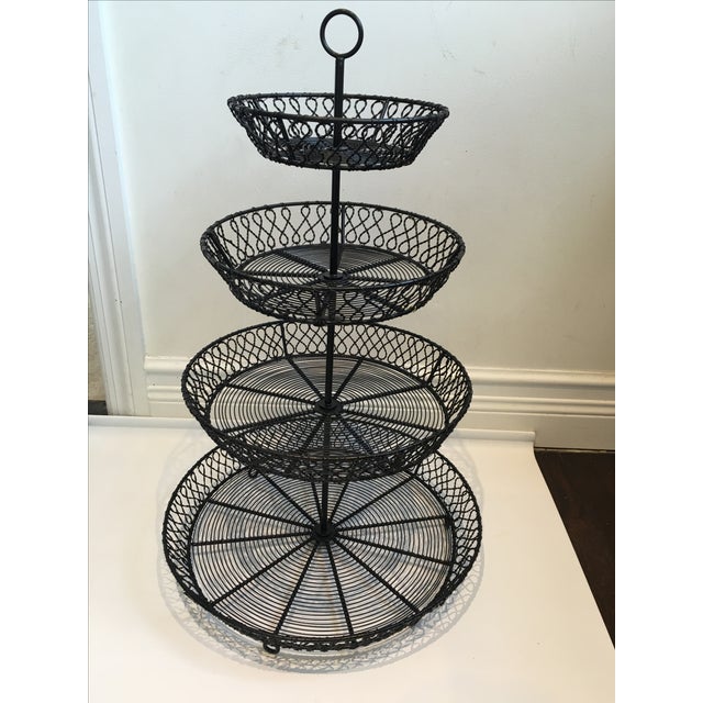 French Style Four Tiered Etagere Chairish