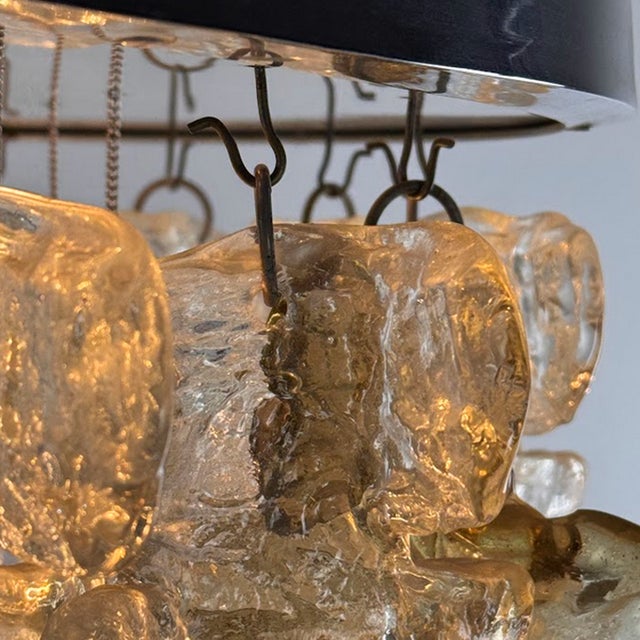 Vintage Murano Glass Ceiling Light, 1960s For Sale - Image 10 of 11