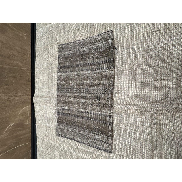 Rh Restoration Hardware Ria Stripe Pillow Covers Set of 2 | 13" X 21" Lumbar | Burnt Caramel For Sale - Image 16 of 17