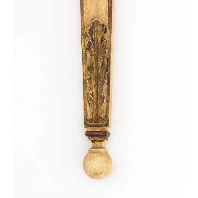 Palladio Giltwood Sconces, Pair For Sale In New York - Image 6 of 8