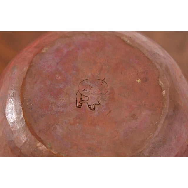Ramon Ramirez Arts & Crafts Hammered Copper Vase For Sale - Image 9 of 11