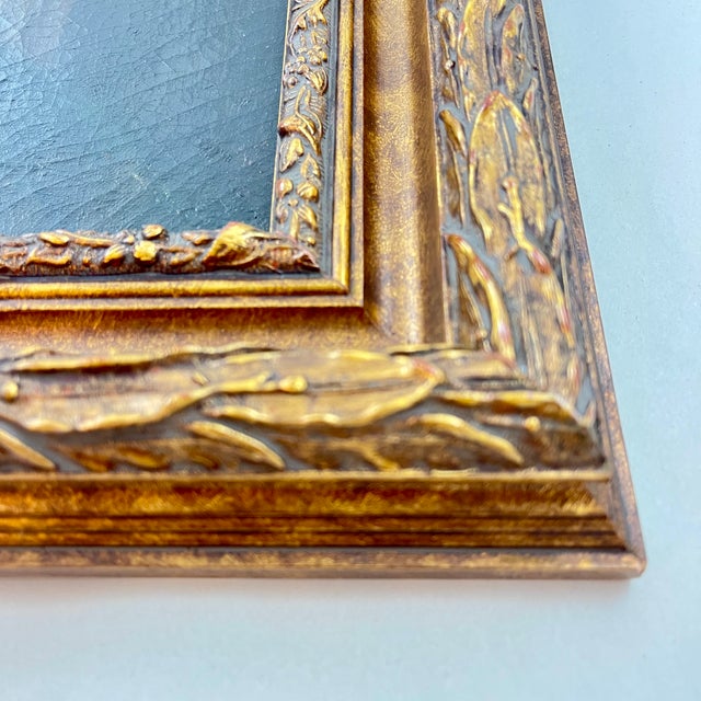 Philipp Hoyall Oil Over-Painted Chromolithograph, Meditating Mischief For Sale - Image 11 of 12